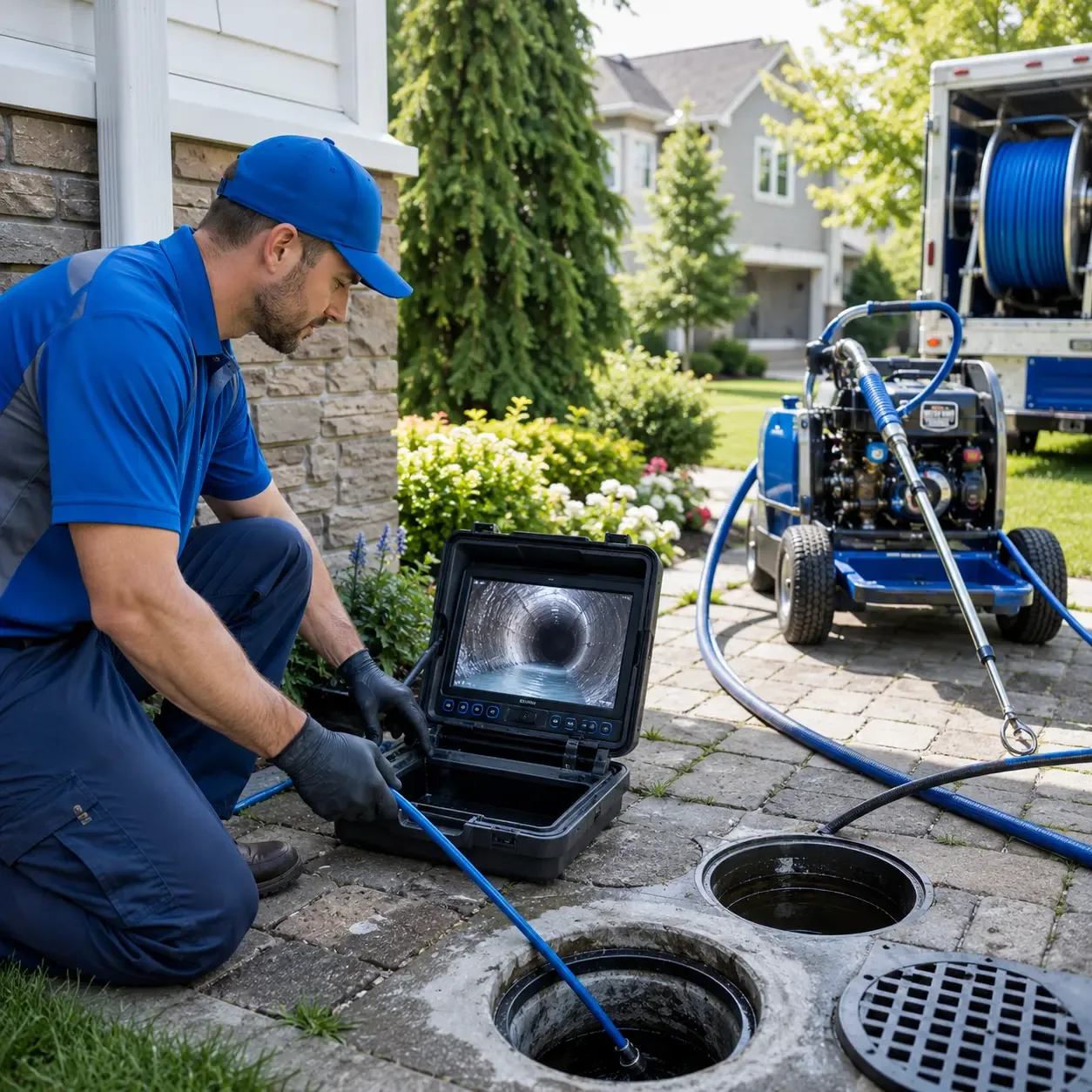 Outdoor drain cleaning professionals serving Pottersville, NJ