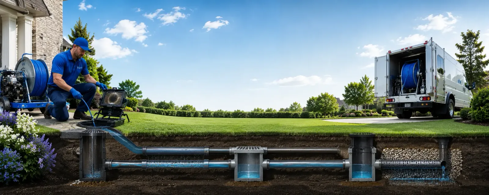 Outdoor drain cleaning information for Pottersville, NJ